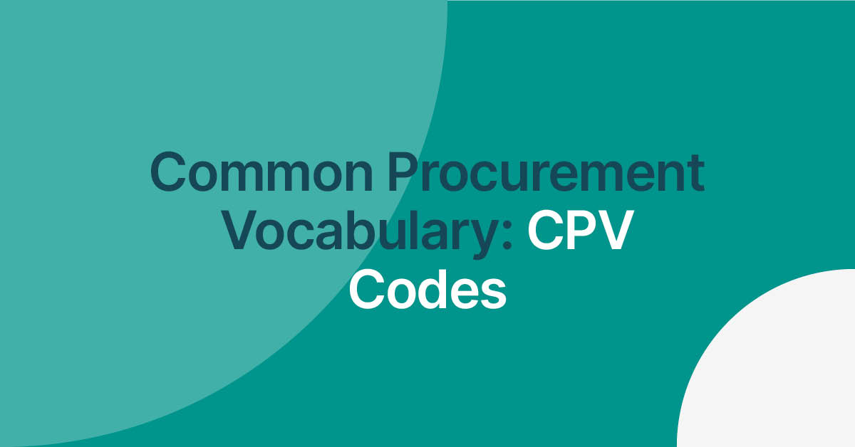 What Is Common Procurement Vocabulary